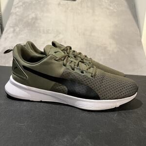 Puma Flyer Runner Running Shoes Mens 10.5 Green 193450-12 Athletic Sneakers
